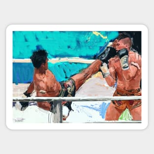 Muay Thai 011 Sticker